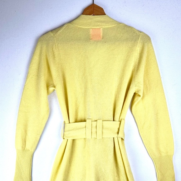 Crush Cashmere Long Sweater Duster Quiet Luxury Office - Picture 5 of 9